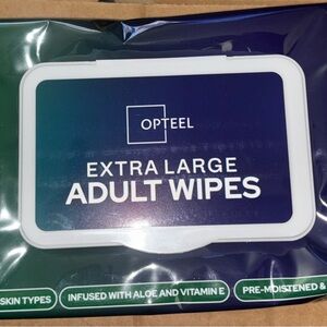 Opteel Extra Large Adult Wipes - 60 count